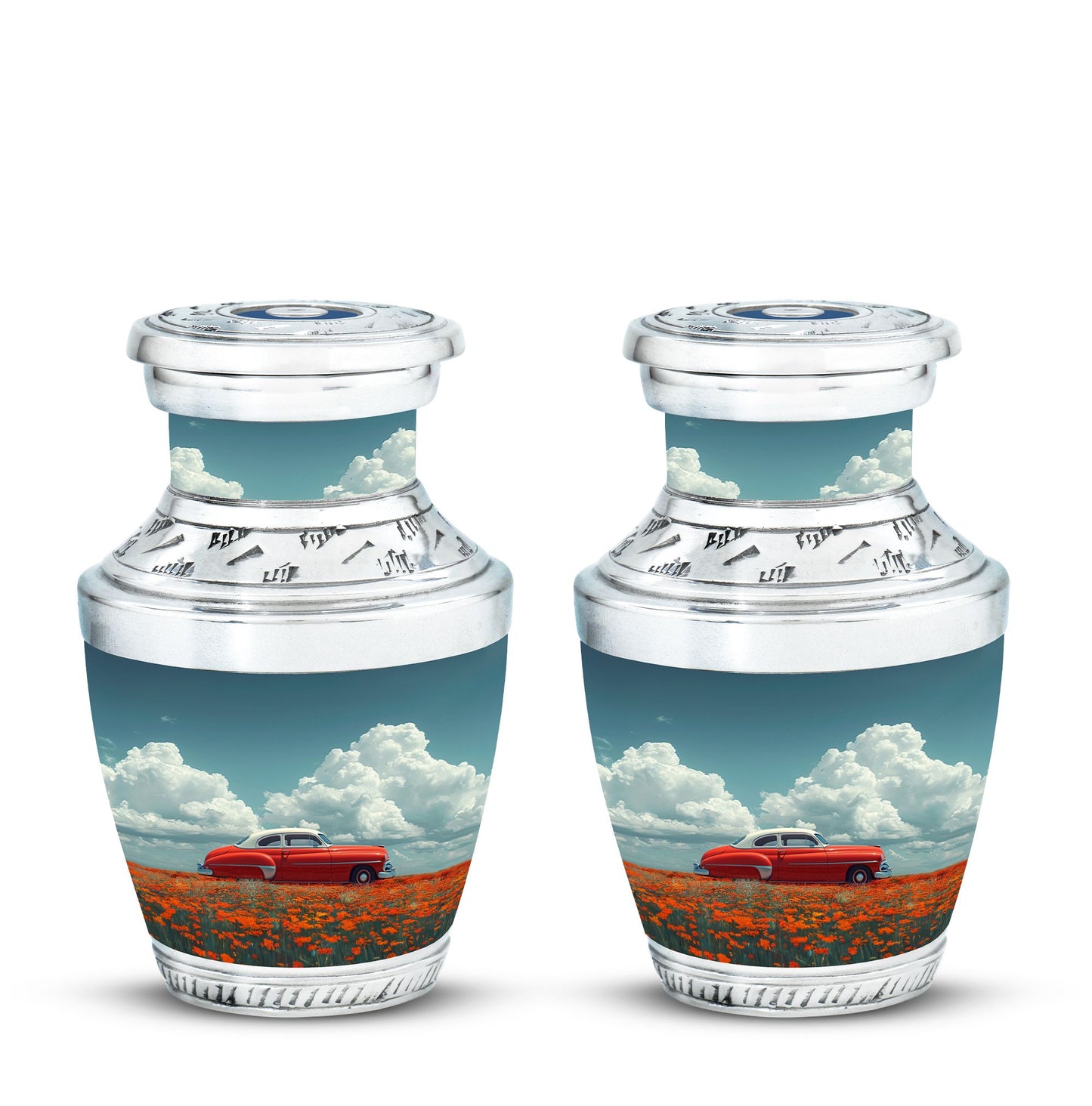  Car Urn 3 Inch Keepsake Pack of 2