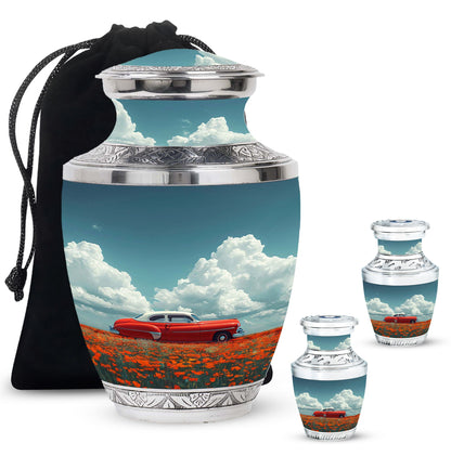  Car Urn Large Urn With 2 Keepsake Urn