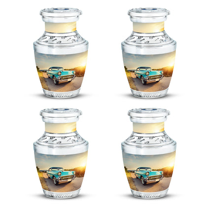  Car Urn 3 Inch Keepsake Pack of 4