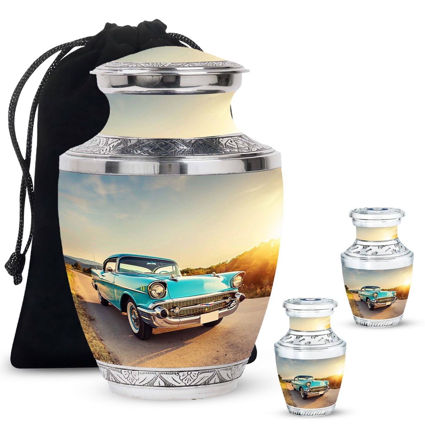  Car Urn Large Urn With 2 Keepsake Urn