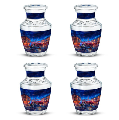  Car Urn 3 Inch Keepsake Pack of 4