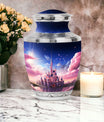 Wonderland urn for adult cremation, suitable for men. Keepsake for ashes from cremation.