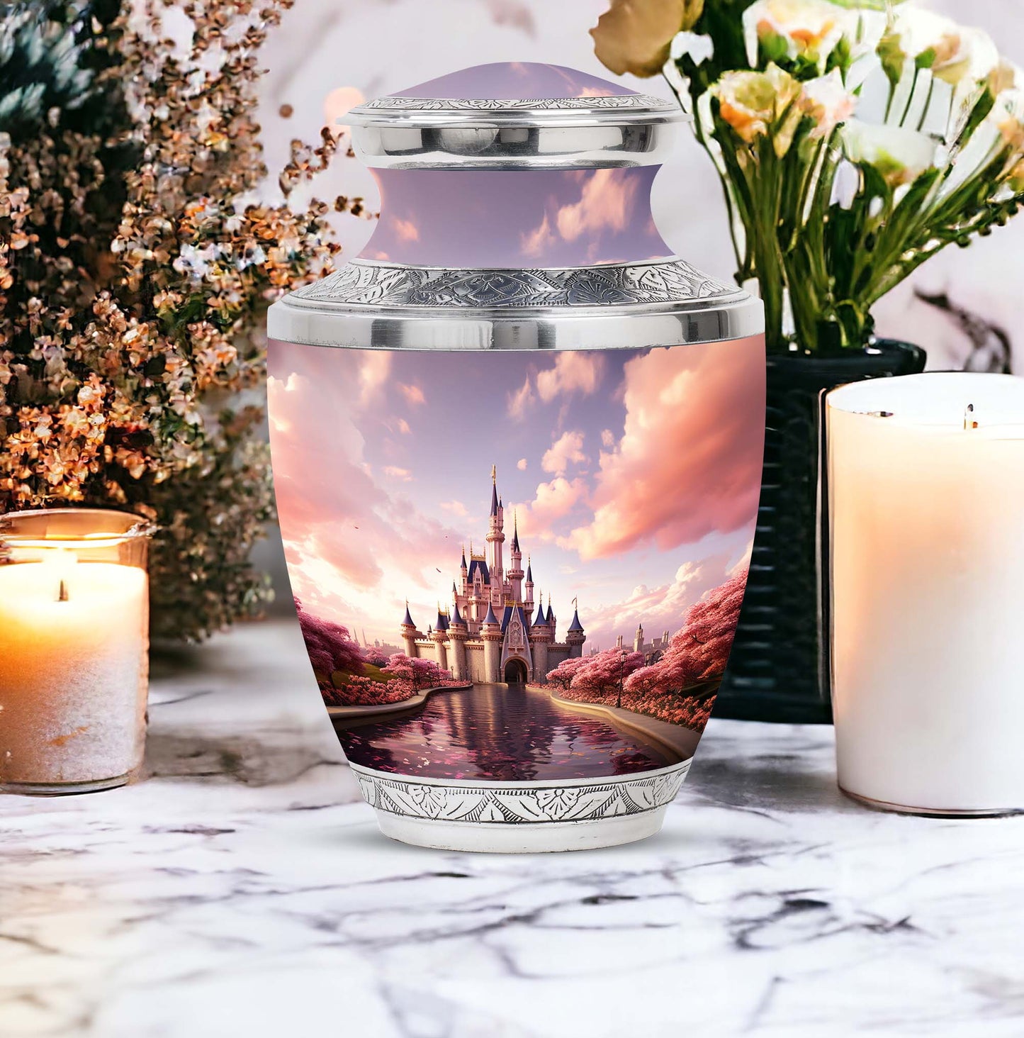 Mystical Palace urn for dad, suitable for adult human ashes, a unique choice for cremation urns