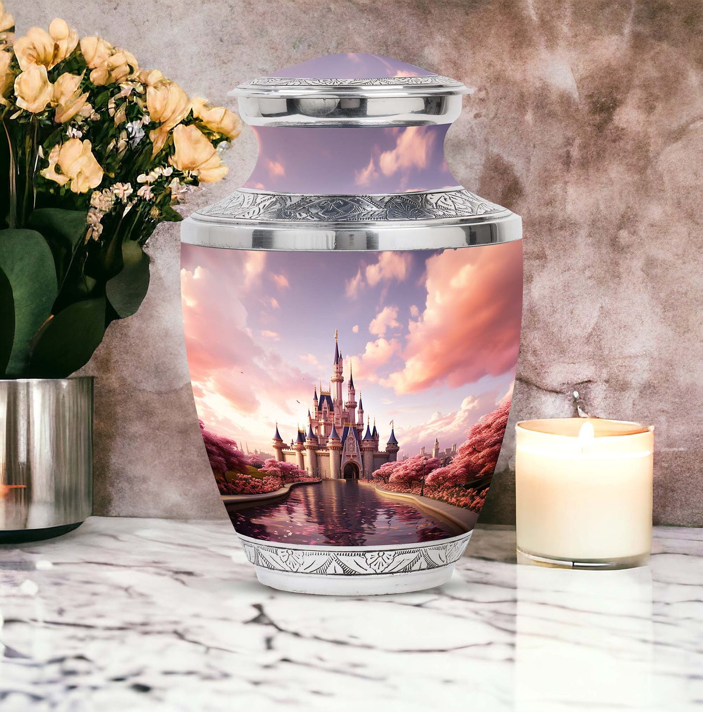 Mystical Palace urn for dad, suitable for adult human ashes, a unique choice for cremation urns
