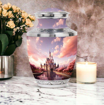 Mystical Palace urn for dad, suitable for adult human ashes, a unique choice for cremation urns