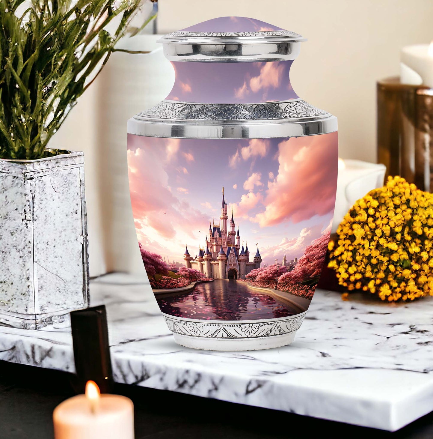 Mystical Palace urn for dad, suitable for adult human ashes, a unique choice for cremation urns