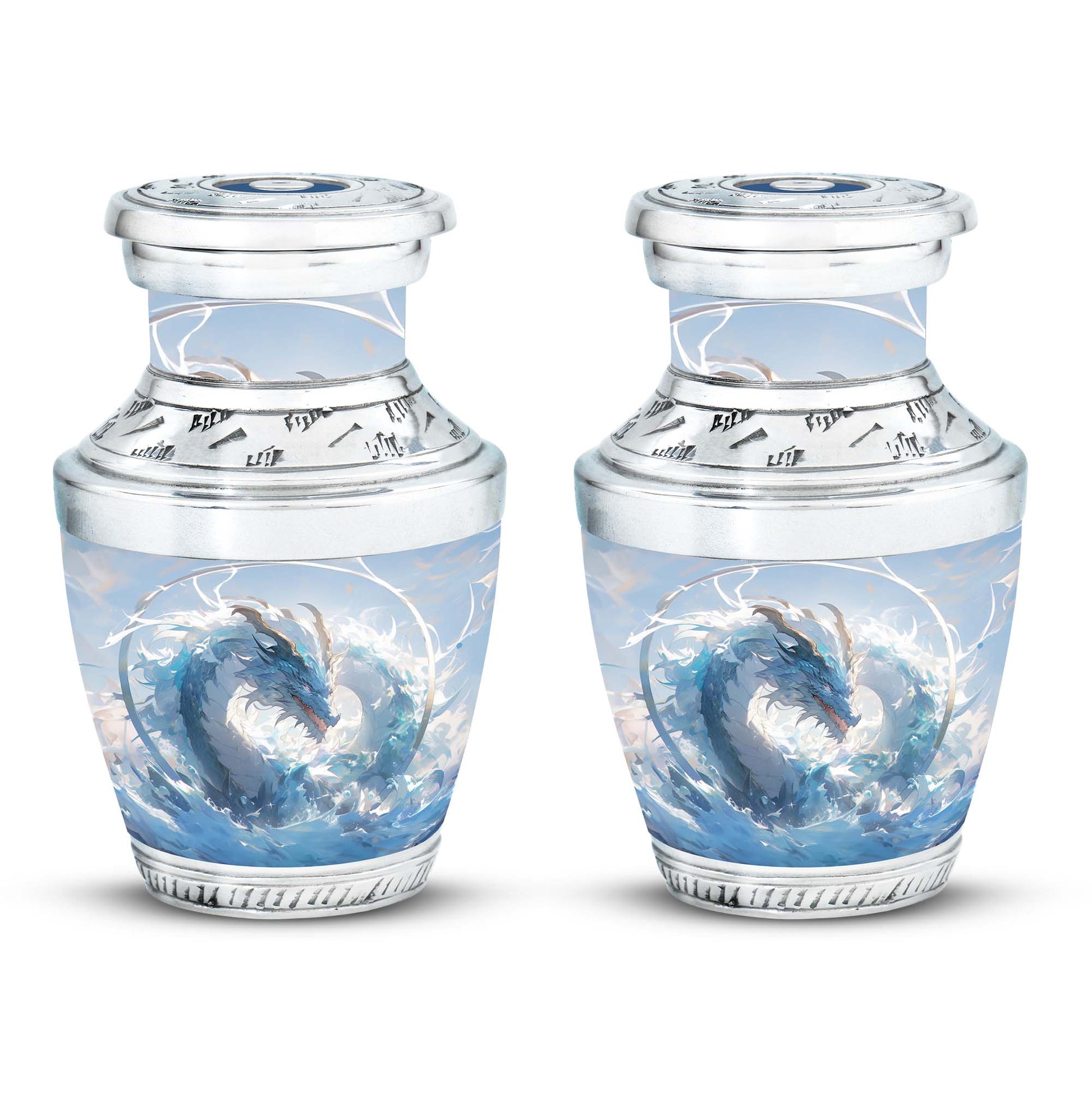  Dragon Urn 3 Inch Keepsake Pack of 4