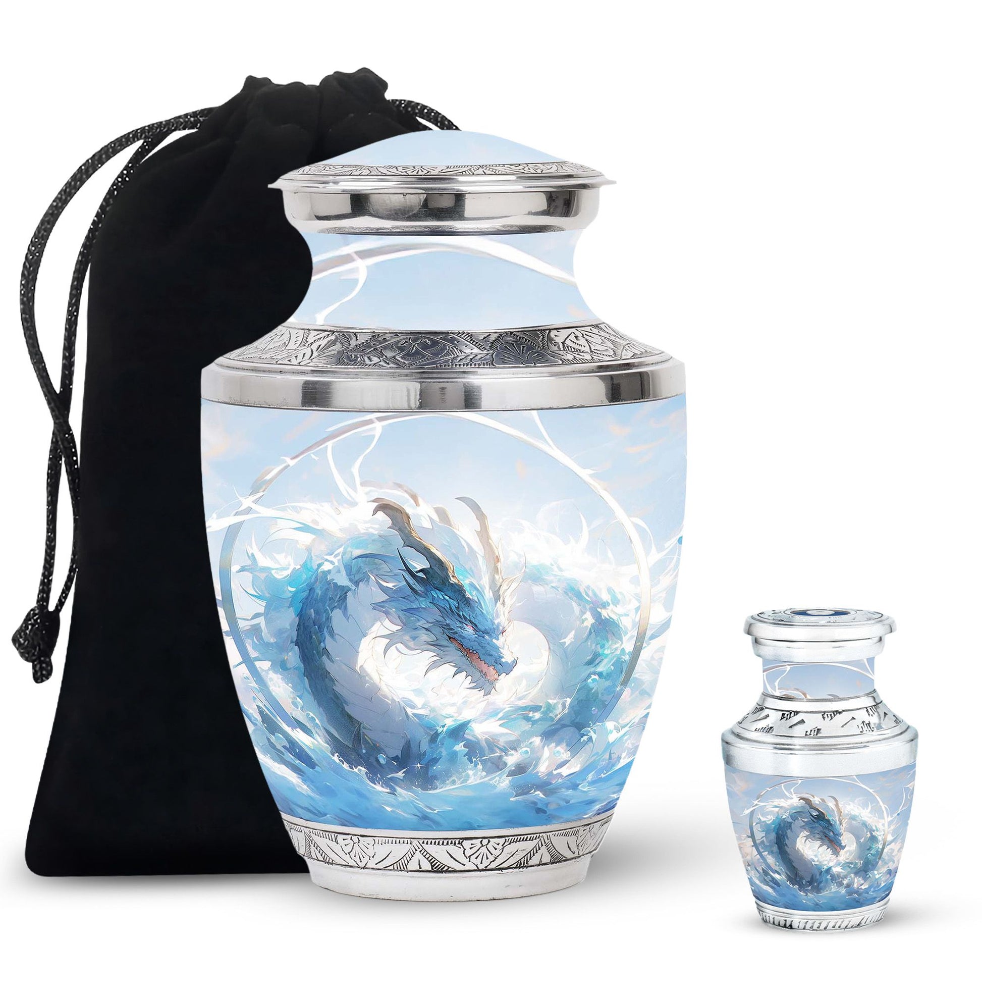  Dragon Urn Large Urn With 2 Keepsake Urn