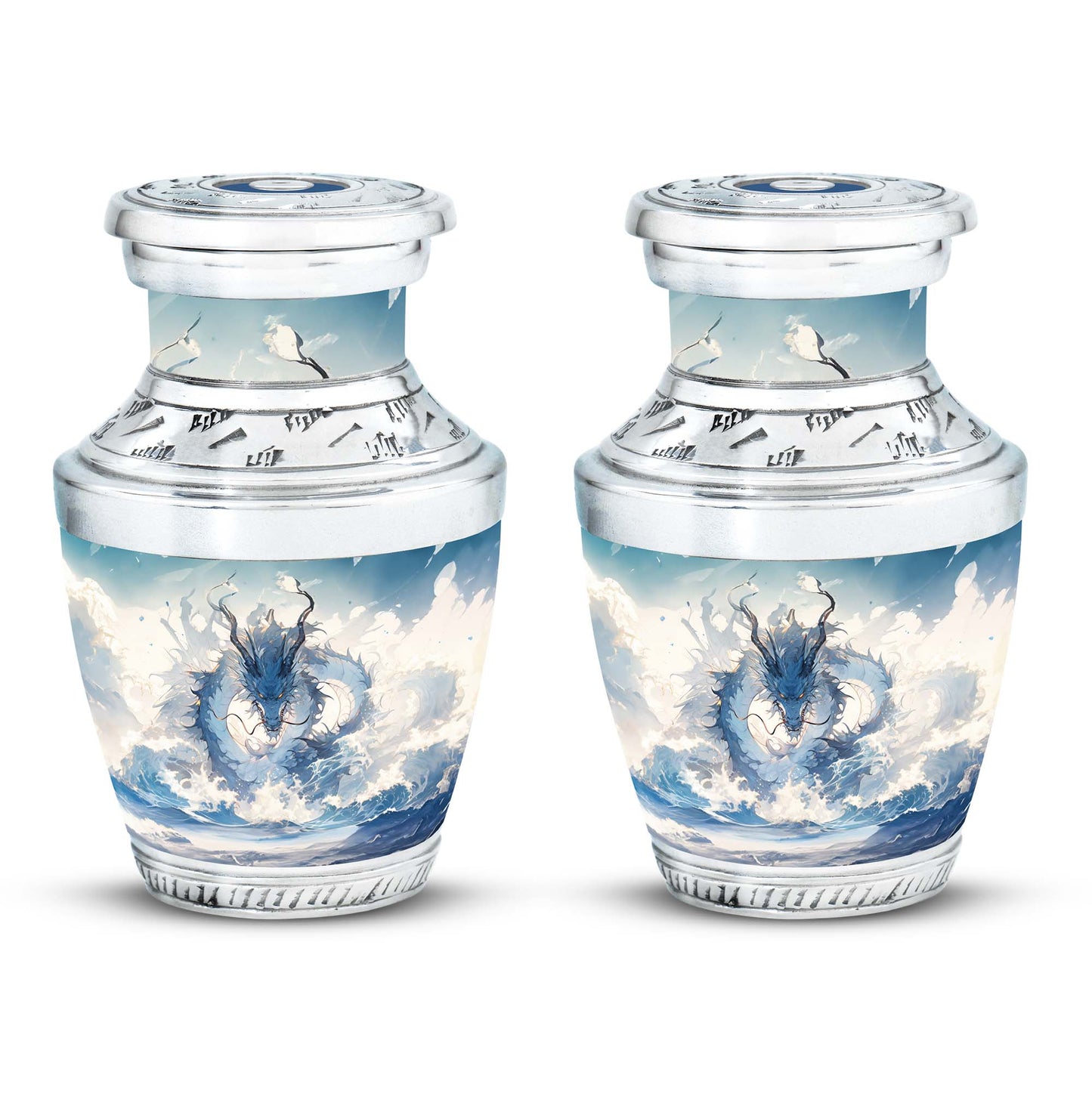  Dragon Urn 3 Inch Keepsake Pack of 4