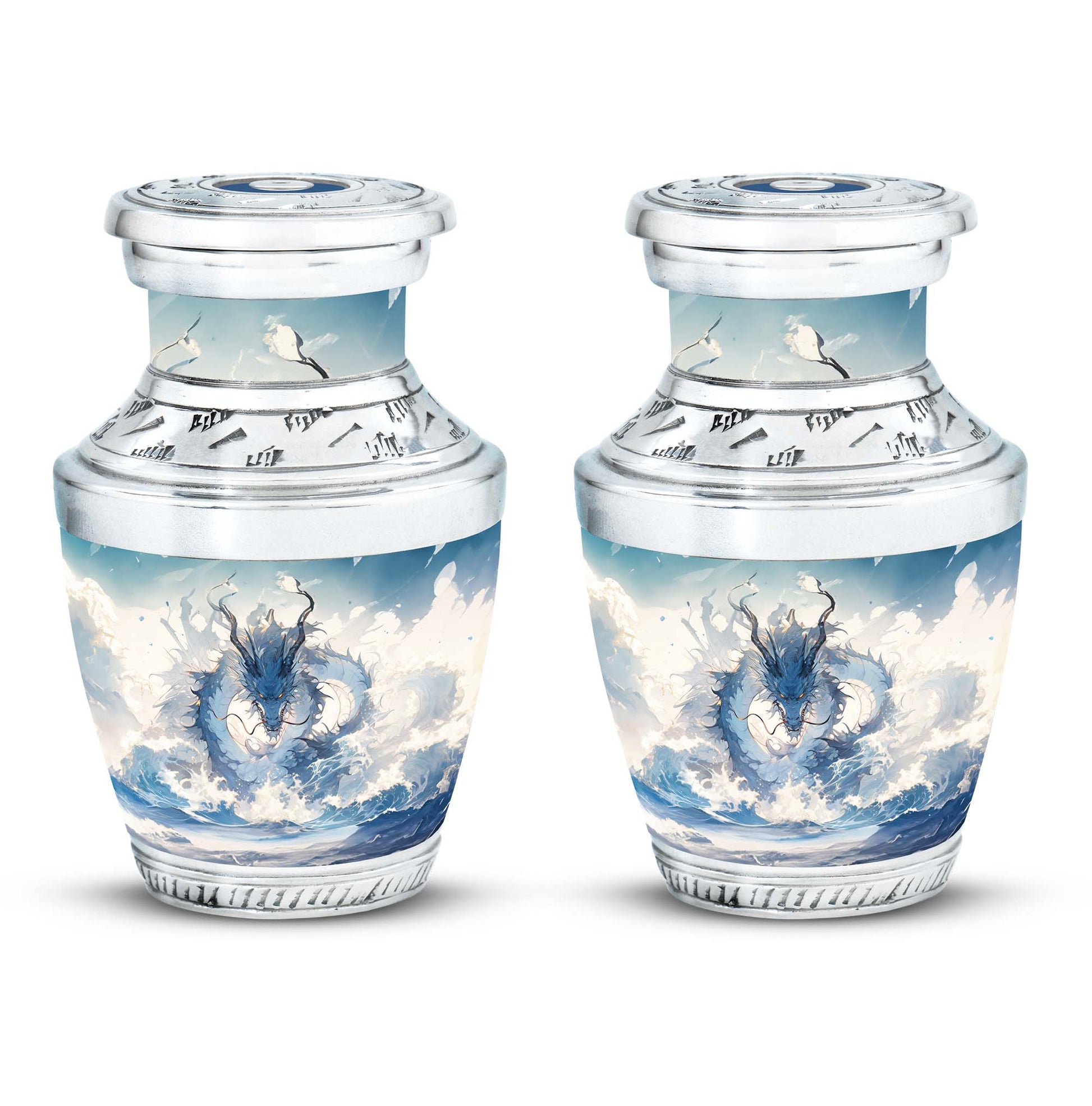  Dragon Urn 3 Inch Keepsake Pack of 4