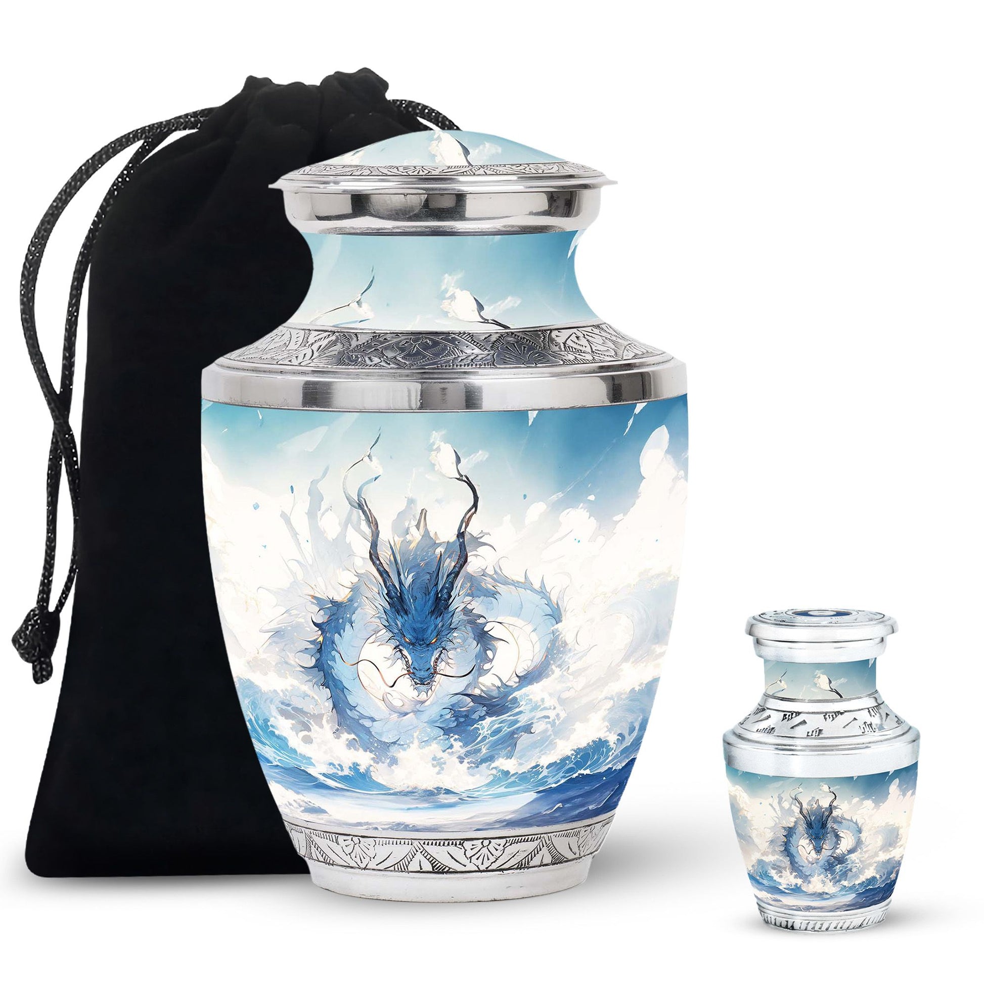  Dragon Urn Large Urn With 2 Keepsake Urn