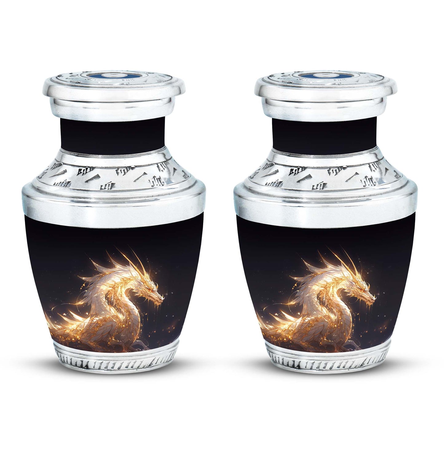  Dragon Urn 3 Inch Keepsake Pack of 4