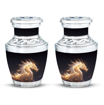  Dragon Urn 3 Inch Keepsake Pack of 4