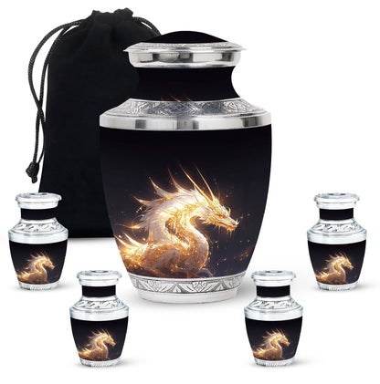  Dragon Urn Large Urn 10 Inch