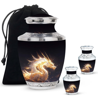  Dragon Urn Large Urn With 4 Keepsake Urn