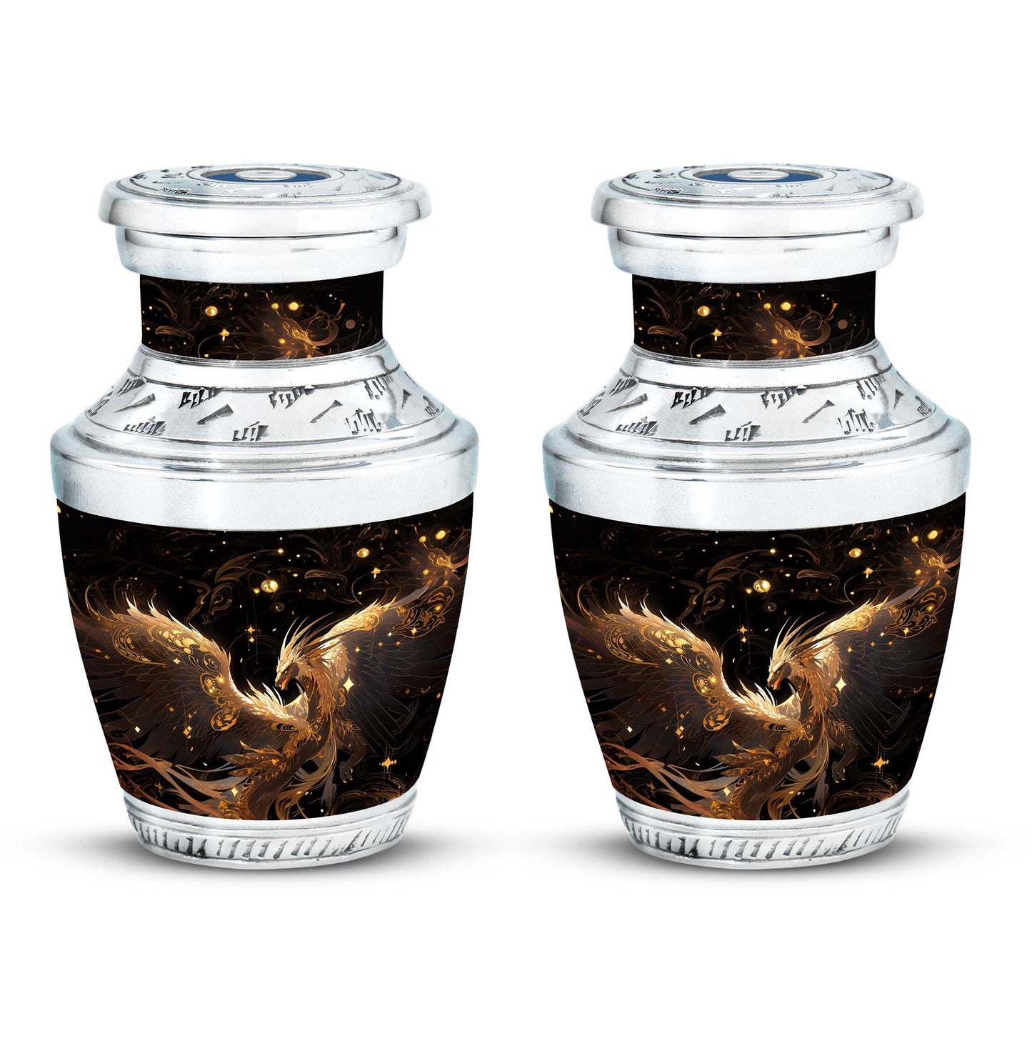  Dragon Urn 3 Inch Keepsake Pack of 4