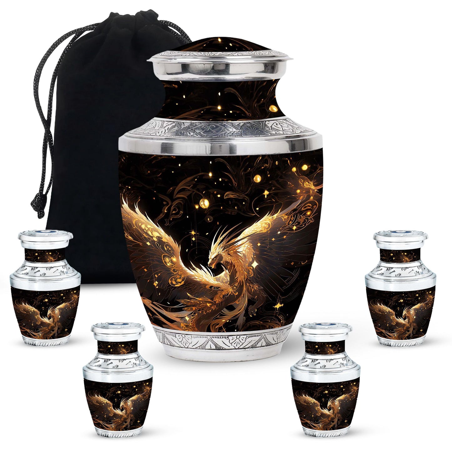  Dragon Urn Large Urn 10 Inch