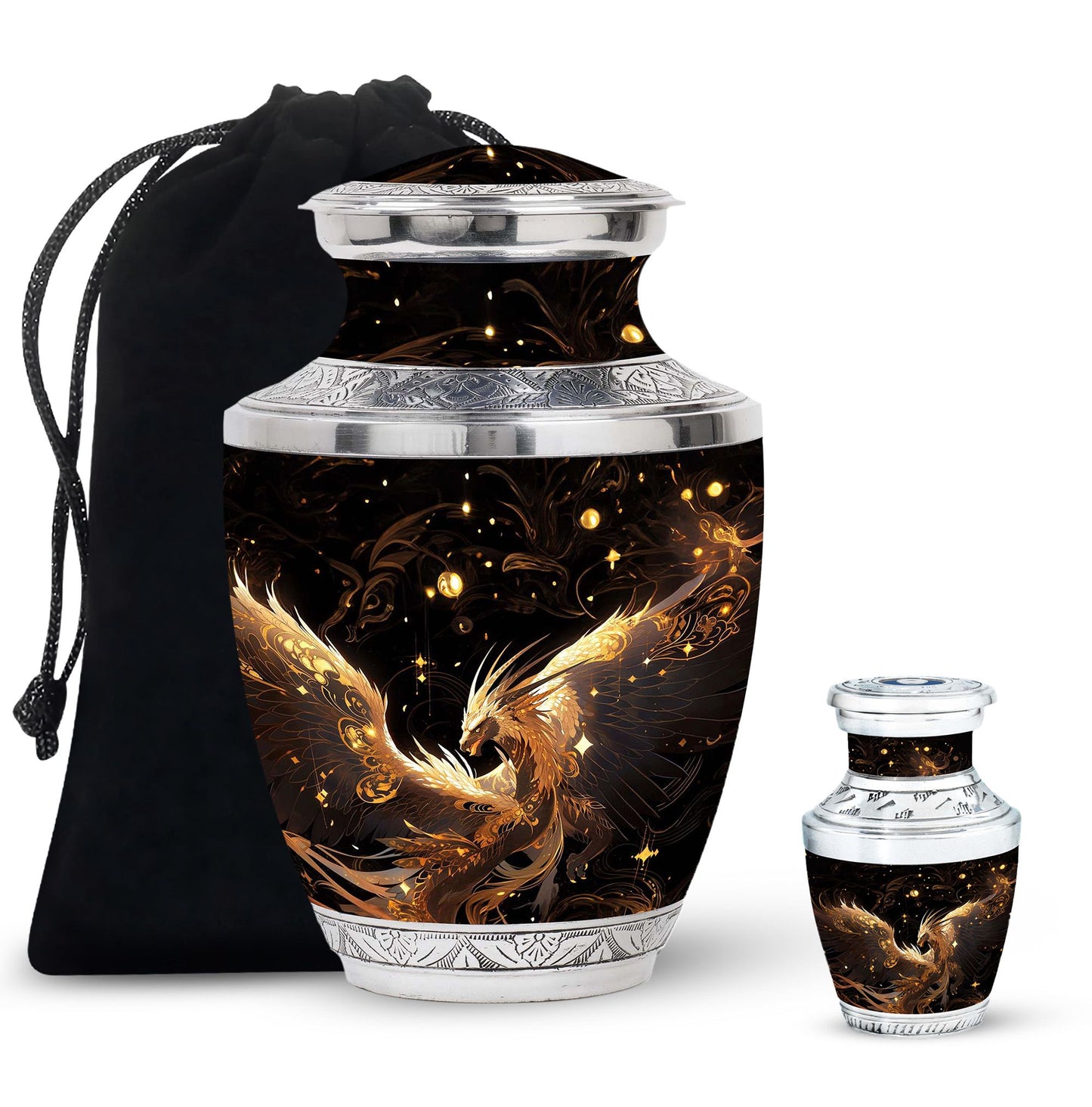  Dragon Urn Large Urn With 2 Keepsake Urn