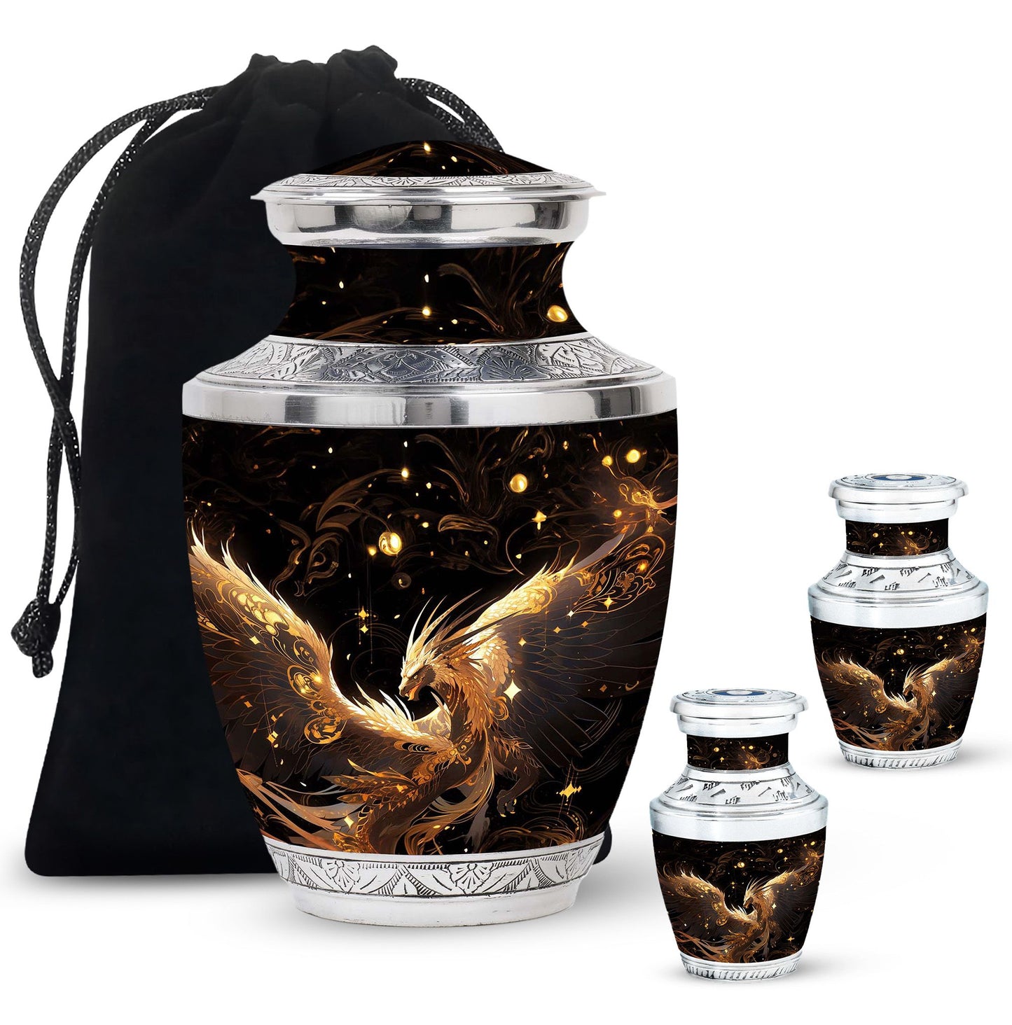  Dragon Urn Large Urn With 4 Keepsake Urn