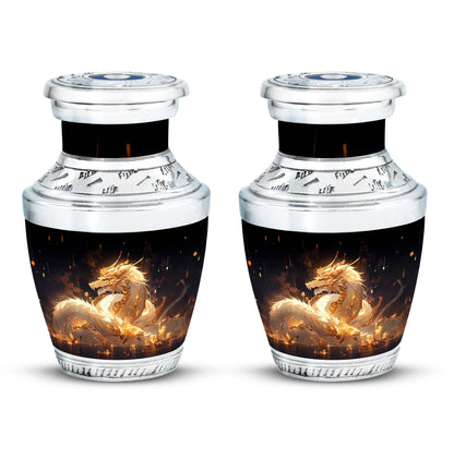  Dragon Urn 3 Inch Keepsake Pack of 4