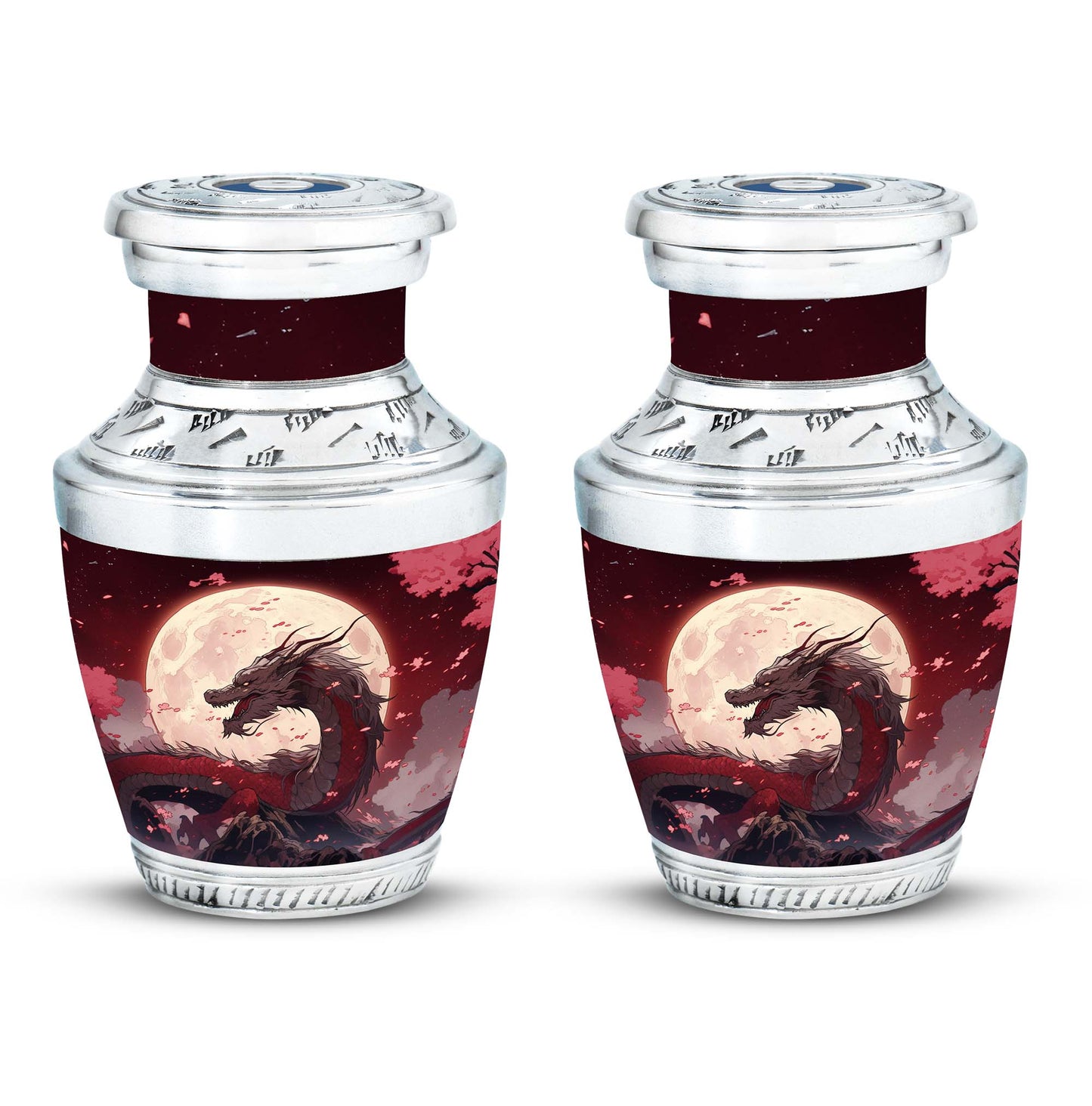  Dragon Urn 3 Inch Keepsake Pack of 4