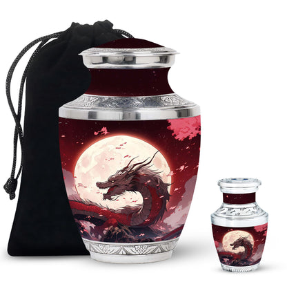 Dragon Urn Large Urn With 2 Keepsake Urn