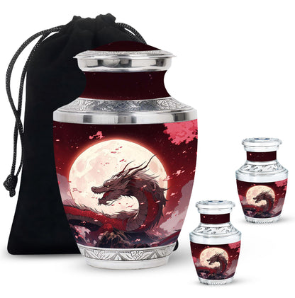  Dragon Urn Large Urn With 4 Keepsake Urn