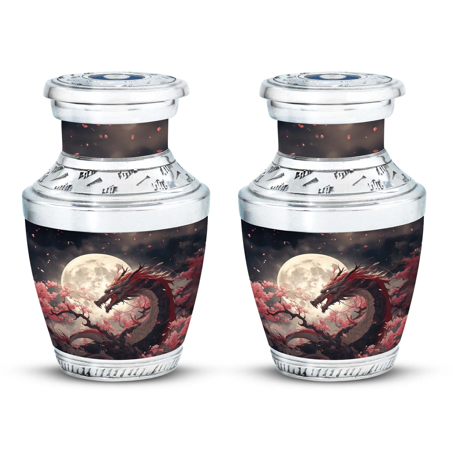  Dragon Urn 3 Inch Keepsake Pack of 4