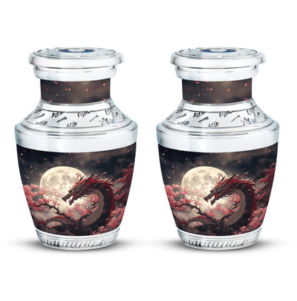  Dragon Urn 3 Inch Keepsake Pack of 4