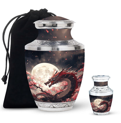  Dragon Urn Large Urn With 2 Keepsake Urn