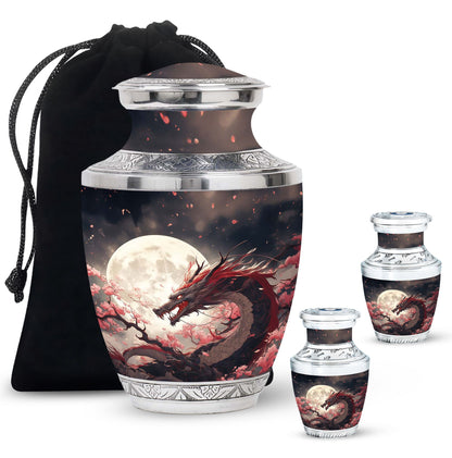  Dragon Urn Large Urn With 4 Keepsake Urn