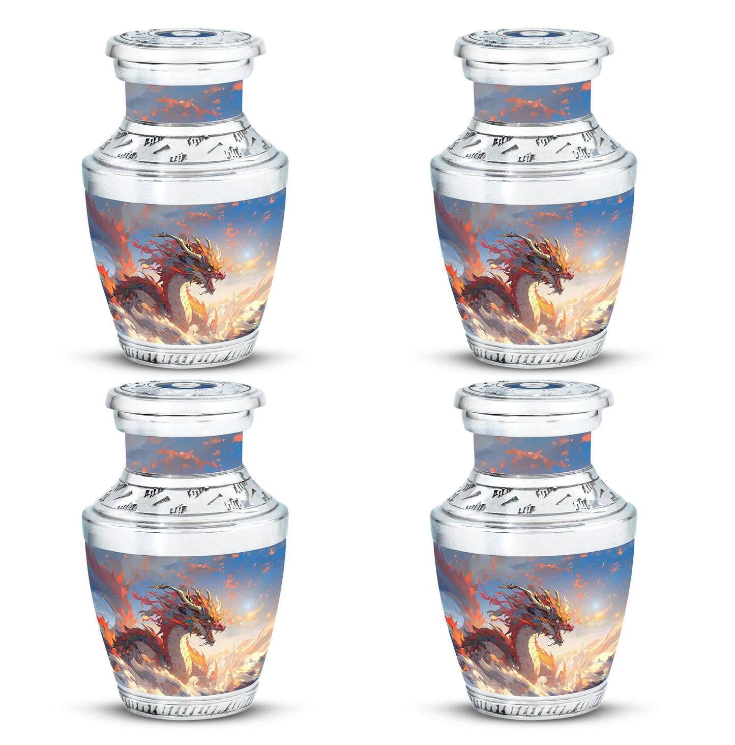  Dragon Urn Large Urn With 1 Keepsake Urn