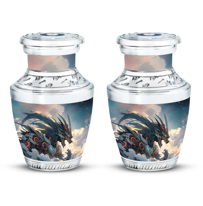  Dragon Urn 3 Inch Keepsake Pack of 4