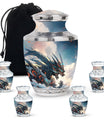  Dragon Urn Large Urn 10 Inch