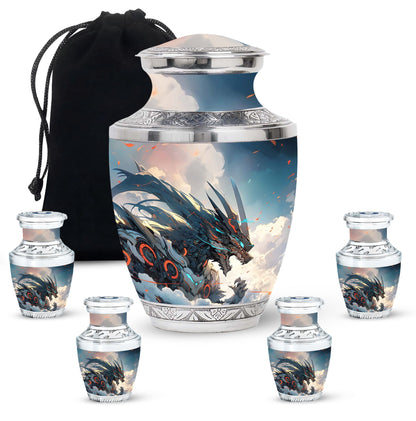  Dragon Urn Large Urn 10 Inch