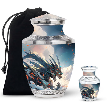  Dragon Urn Large Urn With 2 Keepsake Urn