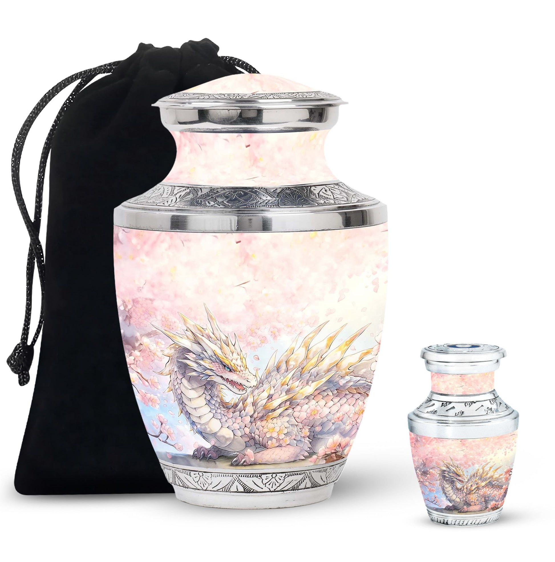  Dragon Urn Large Urn With 2 Keepsake Urn