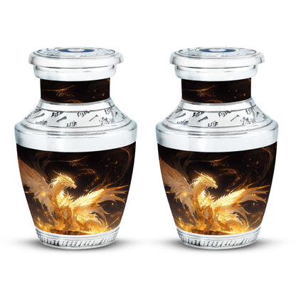  Dragon Urn 3 Inch Keepsake Pack of 4