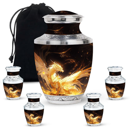  Dragon Urn Large Urn 10 Inch