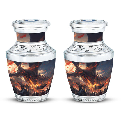 Personalized Beach Cremation Urn for Men & Women - 10-inch, 200 cu in - Yatskia