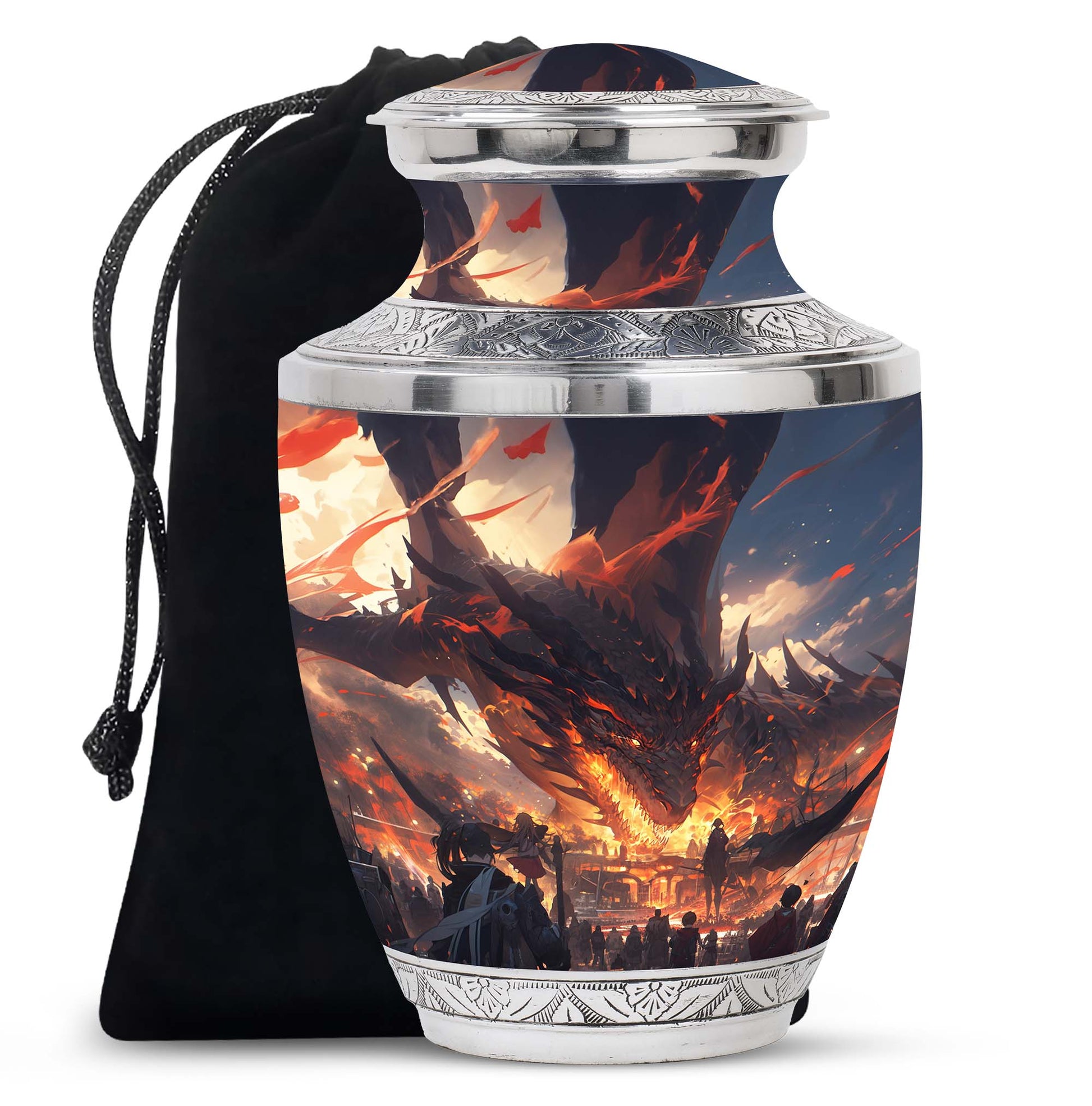 Dragon Cremation Urn for Human Ashes - Adult Urns For Men & Women