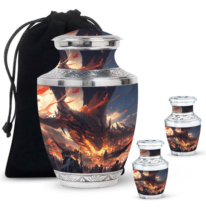 Personalized Beach Cremation Urn for Men & Women - 10-inch, 200 cu in - Yatskia