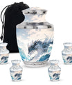 White Dragon Cremation Urn for Human Ashes - Funeral Urns For Ashes