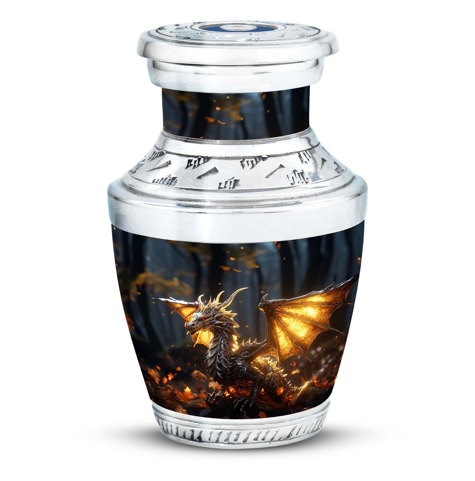 Golden Dragon Cremation Urn for Human Ashes - Funeral Urns For Adult