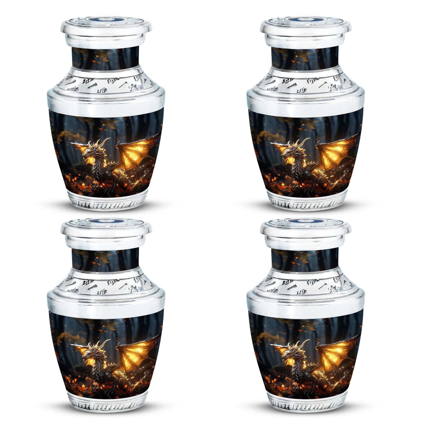 Personalized Beach Cremation Urn for Adult - 10-inch, 200 cu in - Yatskia