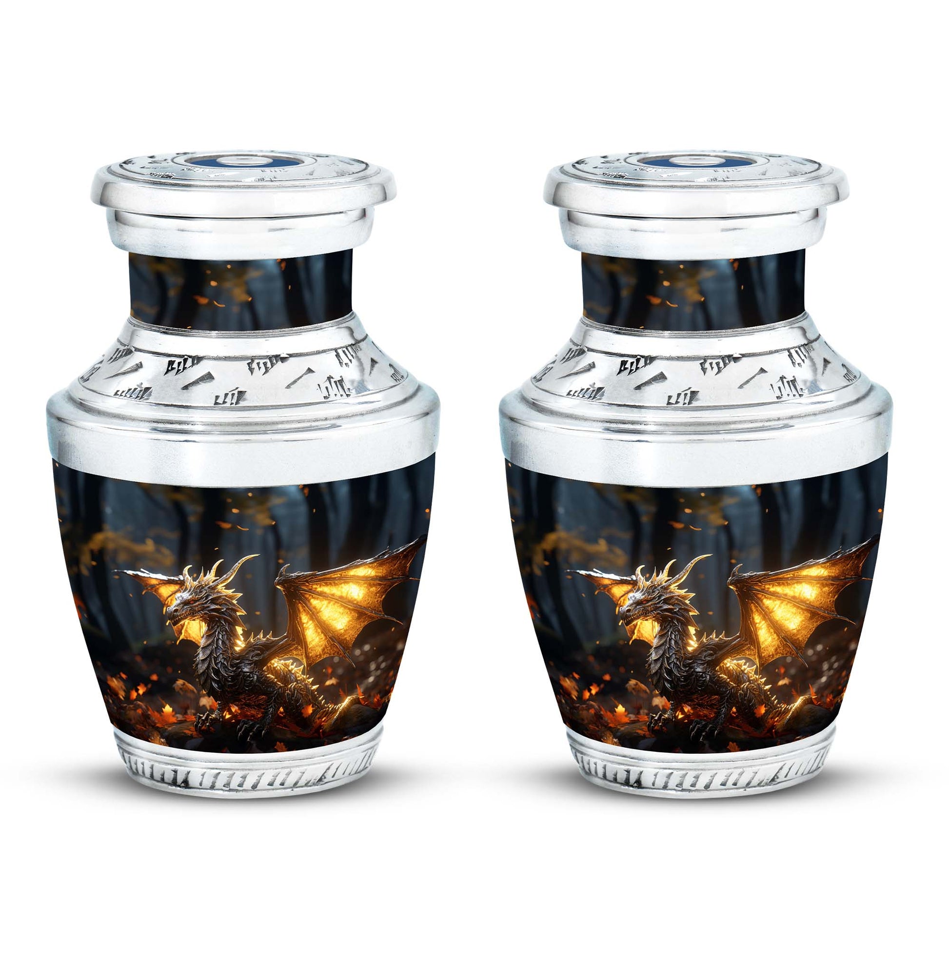 Golden Dragon Cremation Urn for Human Ashes - Funeral Urns For Adult