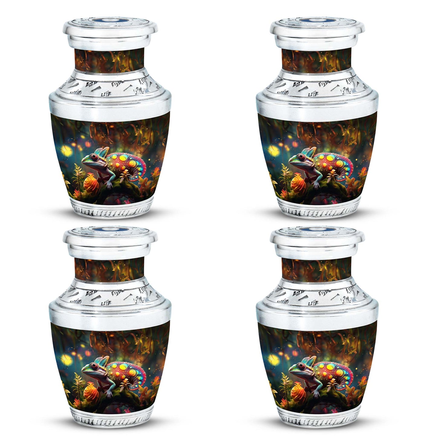 Colorful Personalized Beach Cremation Urn for Mom - 10-inch, 200 cu in - Yatskia