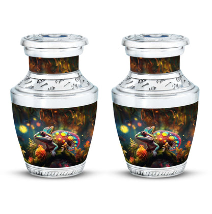 Colorful Personalized Beach Cremation Urn for Mom - 10-inch, 200 cu in - Yatskia
