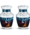 Dark Flame Dragon Cremation Urn for Human Ashes - Funeral Urns For Ashes