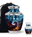 Dark Flame Dragon Cremation Urn for Human Ashes - Funeral Urns For Ashes